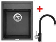 Sinks CLASSIC 400 Granblack + Vitalia GR 